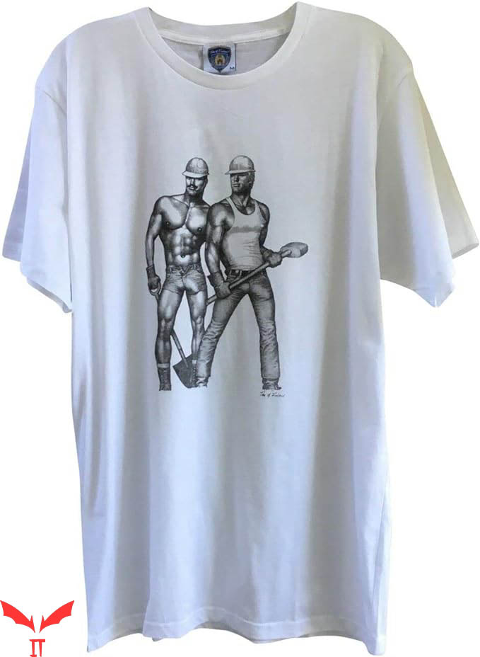 Tom Of Finland T-Shirt Construction Duo T-Shirt Sport Tom Of Finland T-Shirt Construction Duo T-Shirt Sport