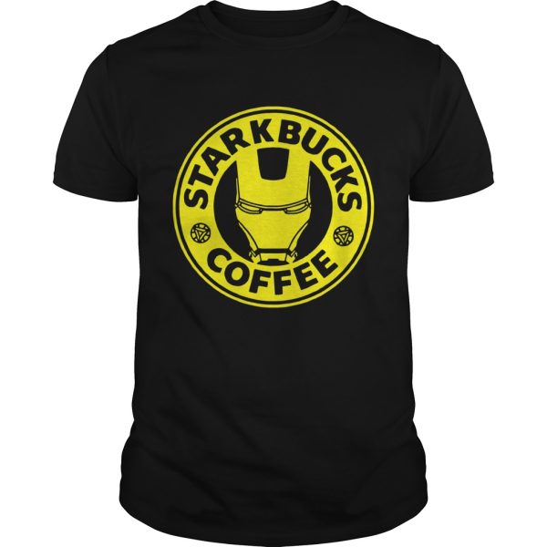 Tony Stark Starbucks Coffee shirt