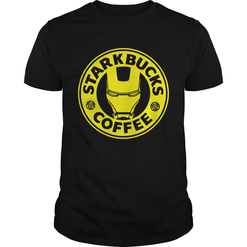 Tony Stark Starbucks Coffee shirt Tony Stark Starbucks Coffee shirt