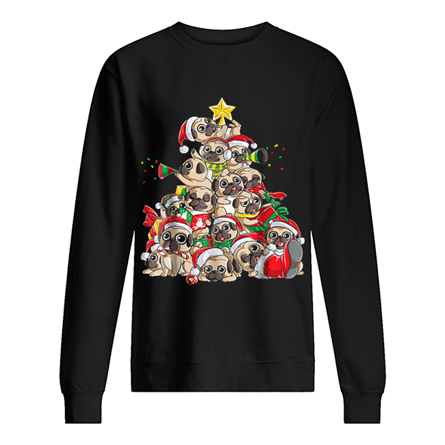 Top Pug Christmas Merry Pugmas Xmas Tree Santa Boys Gifts shirt Top Pug Christmas Merry Pugmas Xmas Tree Santa Boys Gifts shirt