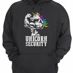 Top Unicorn Security Rainbow Muscle Manly Funny Christmas Gift shirt 3