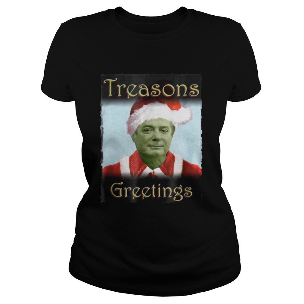 Treason Greeting Funny Santa Claus Christmas Sweatshirt Treason Greeting Funny Santa Claus Christmas Sweatshirt