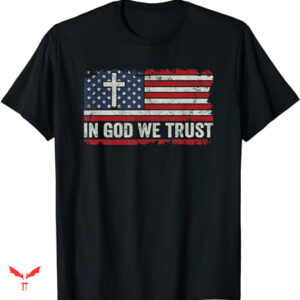 Trust God T-shirt Vintage USA Flag