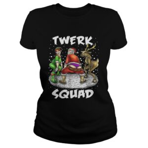 Twerk Squad Santa And Elf Twerking Christmas shirt