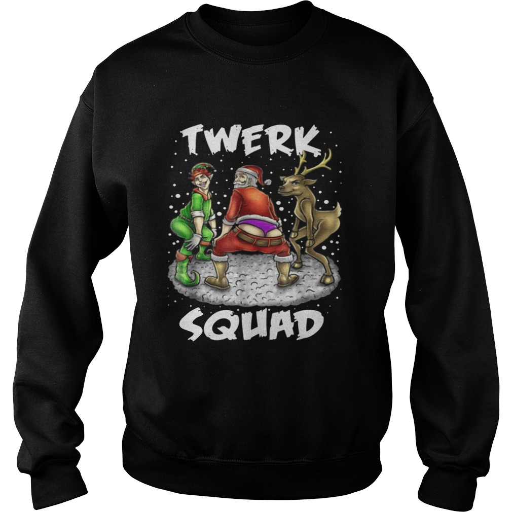 Twerk Squad Santa And Elf Twerking Christmas shirt Twerk Squad Santa And Elf Twerking Christmas shirt