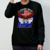 USA eagle stand with Israel retro shirt