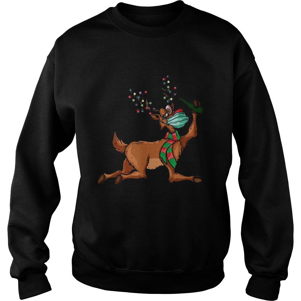 Ugly Christmas Drunk Reindeer Mask XMas 2020 shirt Ugly Christmas Drunk Reindeer Mask XMas 2020 shirt