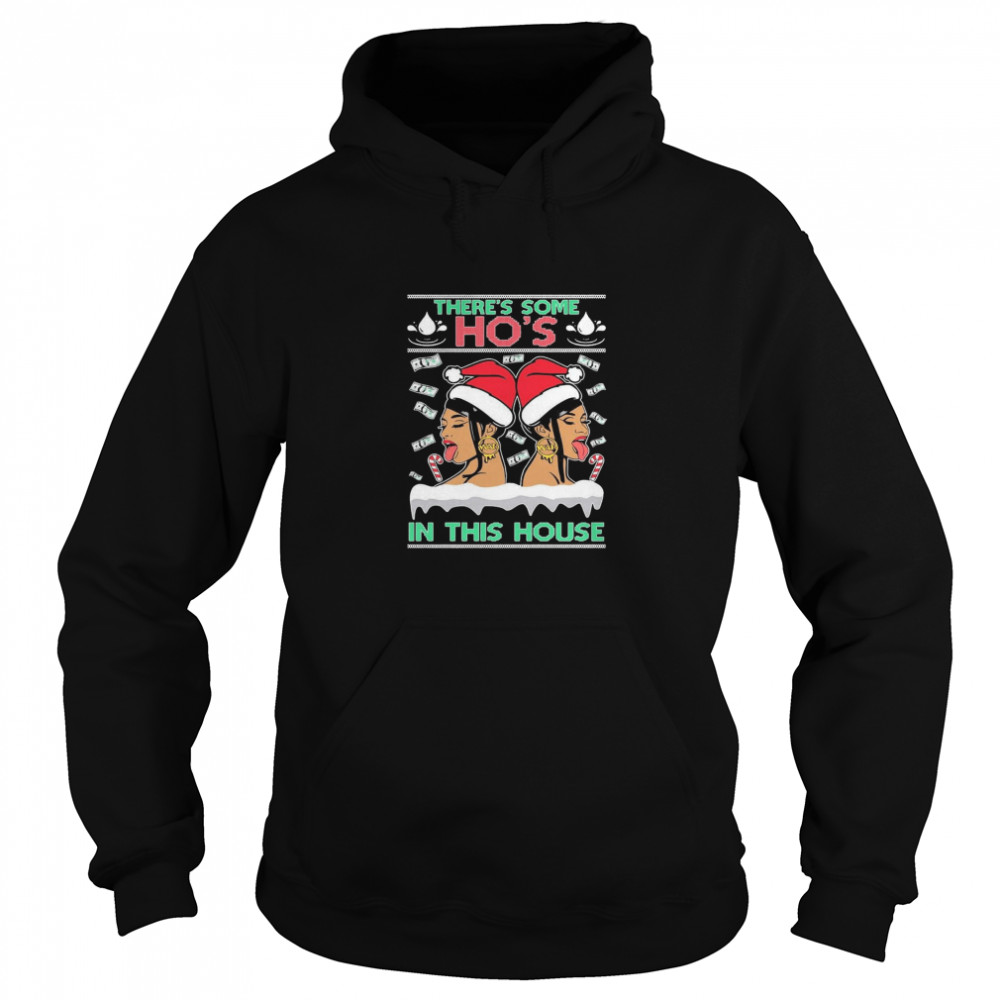 Ugly Christmas Sweater WAP Theres Some Hos In This House Unisex shirt Ugly Christmas Sweater WAP Theres Some Hos In This House Unisex shirt