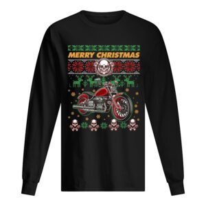 Ugly Christmas Vintage Motorcycle T-Shirt
