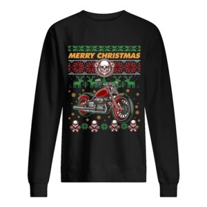 Ugly Christmas Vintage Motorcycle T-Shirt