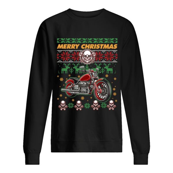 Ugly Christmas Vintage Motorcycle T-Shirt
