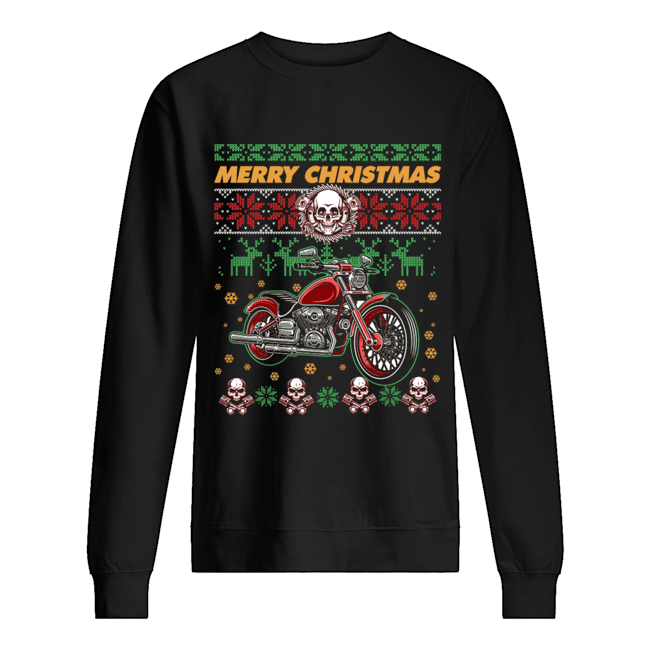 Ugly Christmas Vintage Motorcycle T-Shirt Ugly Christmas Vintage Motorcycle T-Shirt