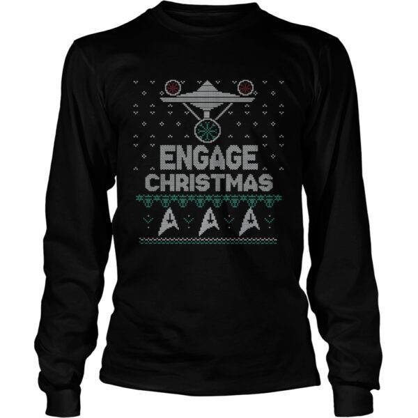 Ugly UFO engage christmas shirt