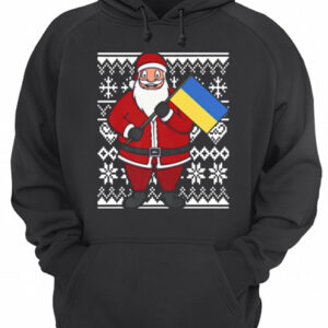 Ukraine Flag Santa Ukrainian Ugly Christmas shirt 3