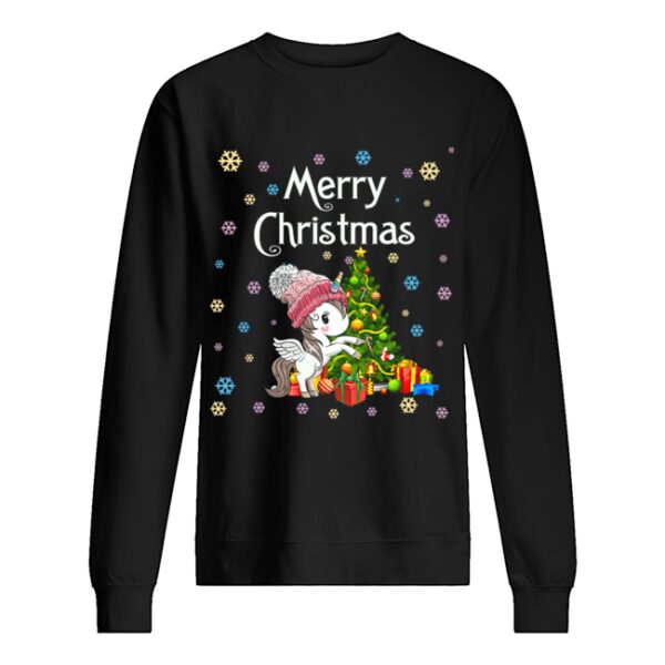 Unicorn Christmas for Women or Girls T-Shirt
