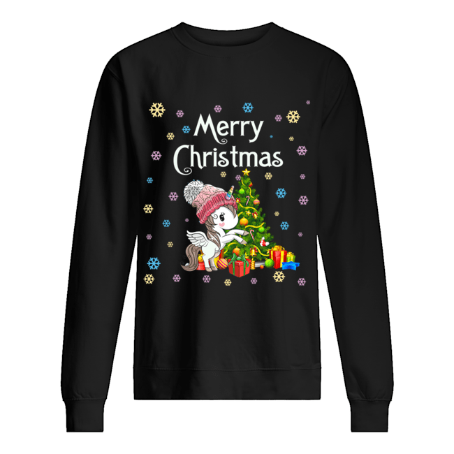 Unicorn Christmas for Women or Girls T-Shirt Unicorn Christmas for Women or Girls T-Shirt