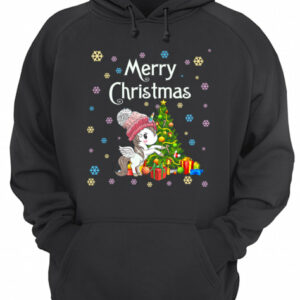 Unicorn Christmas for Women or Girls T Shirt 3