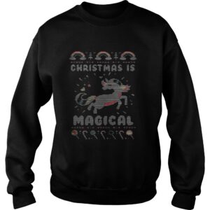 Unicorn Christmas is magical sweat shirt