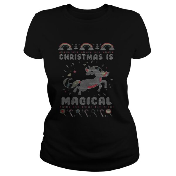 Unicorn Christmas is magical sweat shirt