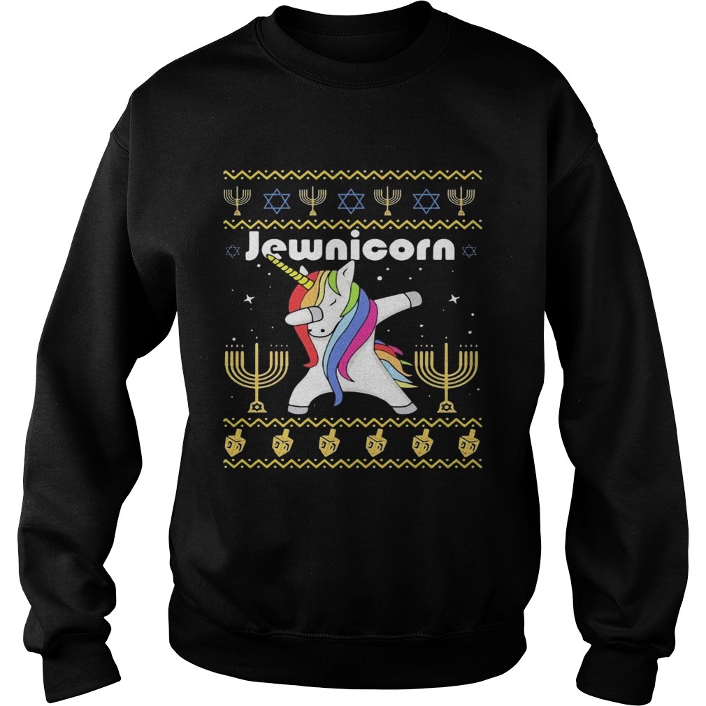 Unicorn Dabbing Jewnicorn Ugly Christmas shirt Unicorn Dabbing Jewnicorn Ugly Christmas shirt