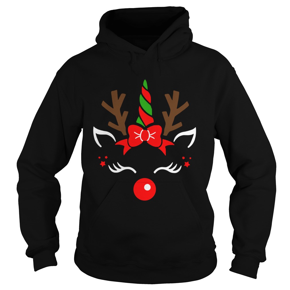 Unicorn Face Reindeer Antlers Christmas Funny Pet Kids Gifts shirt Unicorn Face Reindeer Antlers Christmas Funny Pet Kids Gifts shirt