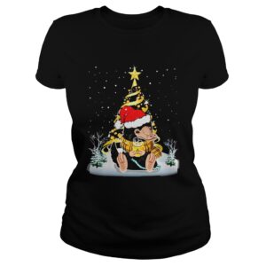 Unicorn christmas tree shirt