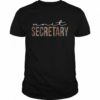 Unit Secretary Leopard Appreciation For Work Shirt
