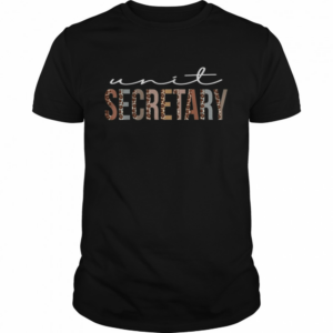 Unit Secretary Leopard Appreciation For Work Shirt
