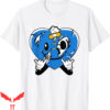 University Blue T-Shirt 4s To Match Heart Drip 4 Sneaker