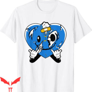 University Blue T-Shirt 4s To Match Heart Drip 4 Sneaker