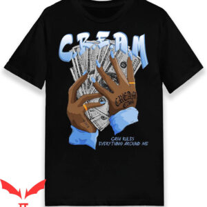 University Blue T-Shirt Born To Be Rich 6s Retro Match