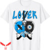 University Blue T-Shirt Loser Lover Drip Heart Black 13s
