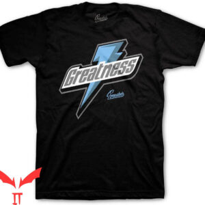 University Blue T-Shirt Sneaker Matches Jordan 1 Greatness