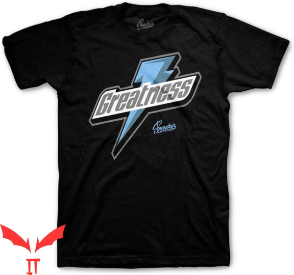 University Blue T-Shirt Sneaker Matches Jordan 1 Greatness