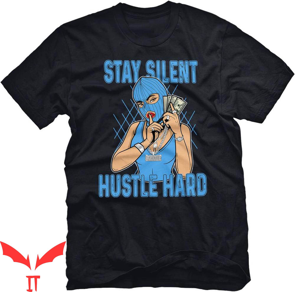 University Blue T-Shirt UNC Match Jordan 13 Retro Sneakers University Blue T-Shirt UNC Match Jordan 13 Retro Sneakers