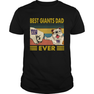 Vintage Best Giants Dad Pug Dog Ever shirt