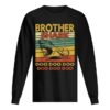 Vintage Brother Shark Doo Doo Santa Christmas Matching Gift shirt