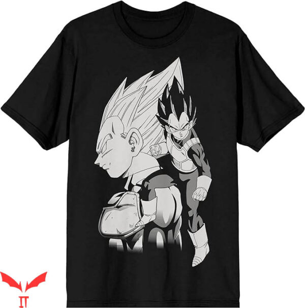 Vintage Dragonball Z T-Shirt Vegeta Black Character Art
