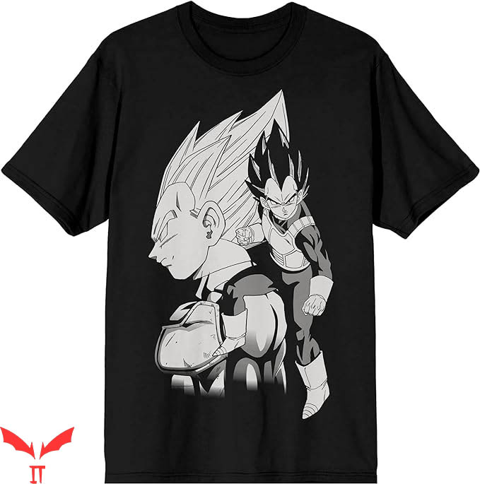 Vintage Dragonball Z T-Shirt Vegeta Black Character Art Vintage Dragonball Z T-Shirt Vegeta Black Character Art