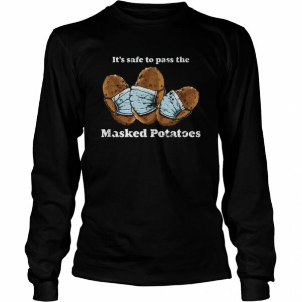 Vintage Mashed Potatoes Holiday Mask Xmas Quarantine shirt