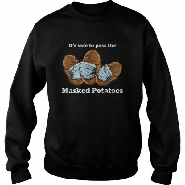 Vintage Mashed Potatoes Holiday Mask Xmas Quarantine shirt