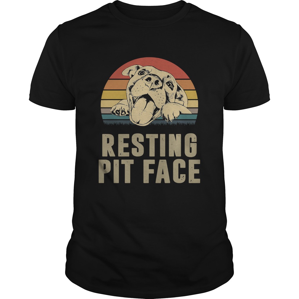 Vintage Pitbull Resting Pit Face shirt Vintage Pitbull Resting Pit Face shirt