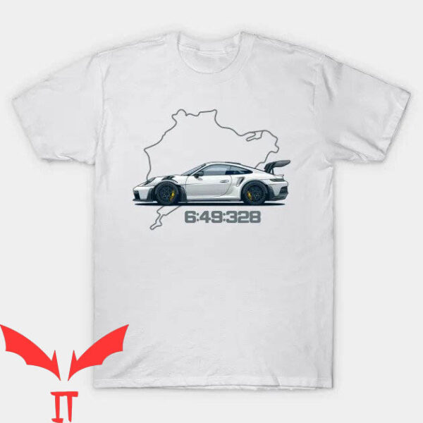 Vintage Porsche T-shirt 992 GT3 RS Nordschleife Record Shirt