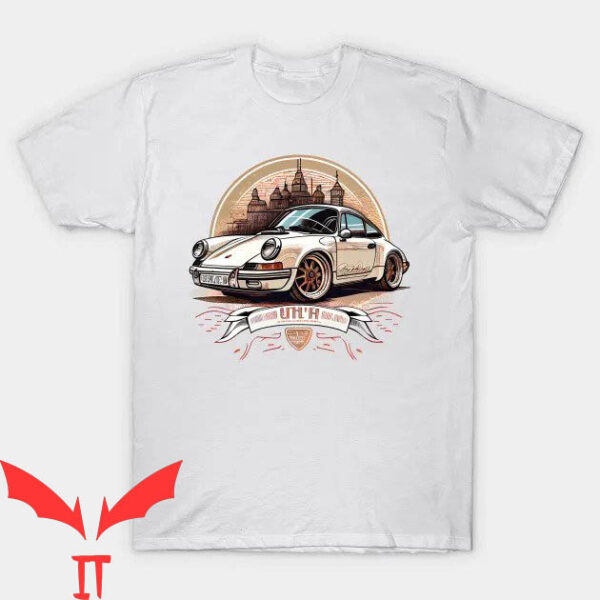 Vintage Porsche T-shirt Vintage 911 Track Car T-shirt