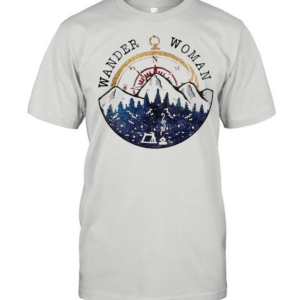 Wander woman mountain compass shirt
