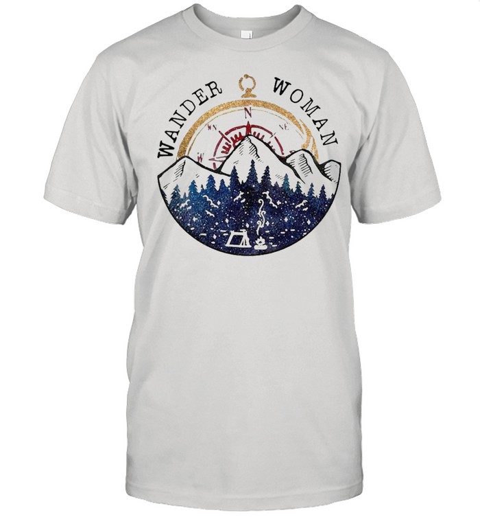 Wander woman mountain compass shirt Wander woman mountain compass shirt