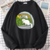 Watermelon & Cat Funny Cat Sweatshirt