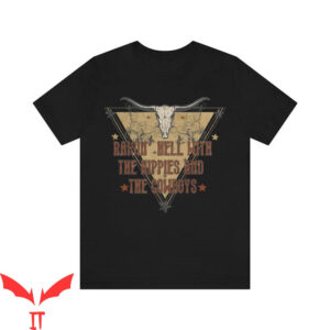 Western Graphic T-Shirt American West Vintage Aesthetic Bull