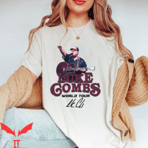 Western Graphic T-Shirt Luke Combs Guitar Luke Combs Retro