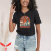 Western Graphic T-Shirt Wanderlust Desert Dust Cactus Skull